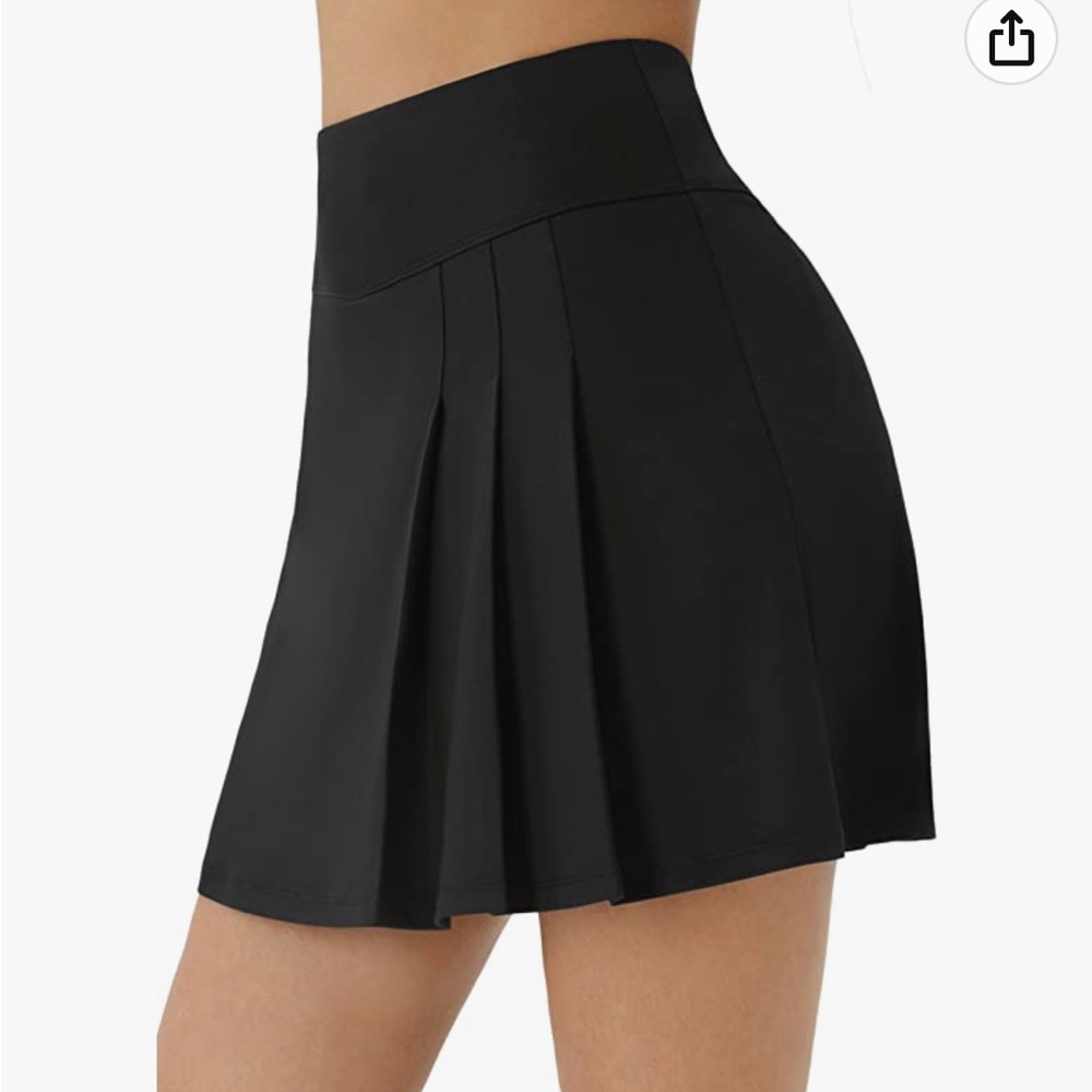 Black Tennis Skort